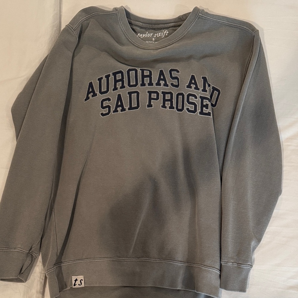 Taylor Swift Auroras and Sad Prose Charcoal Sweatshirt